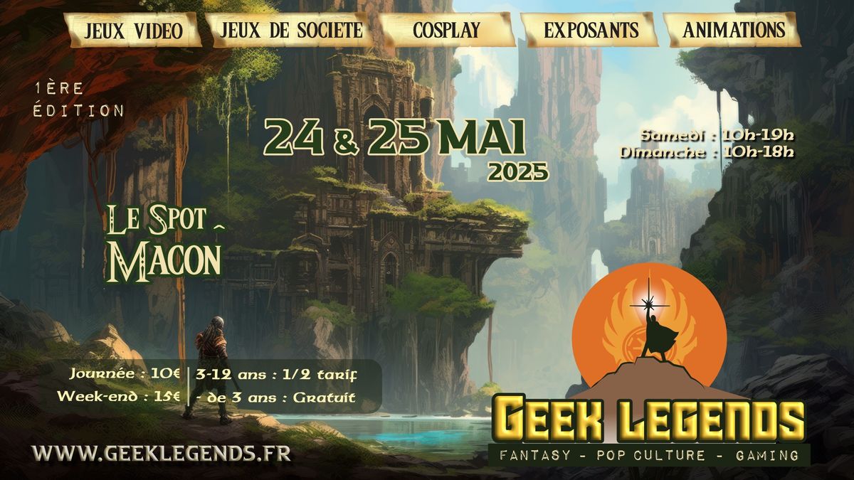 Geek Legends - M\u00e2con #1