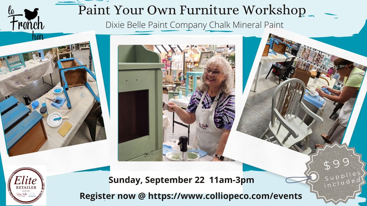 Paint Your Own Furniture Workshop