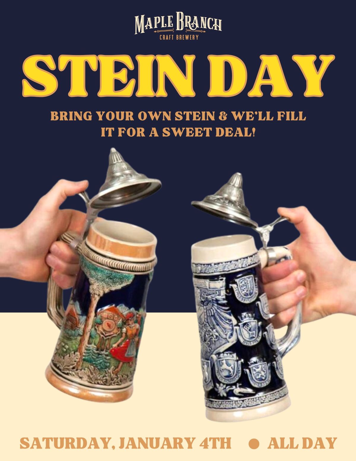 Stein Day at Maple Branch! \ud83c\udf7b