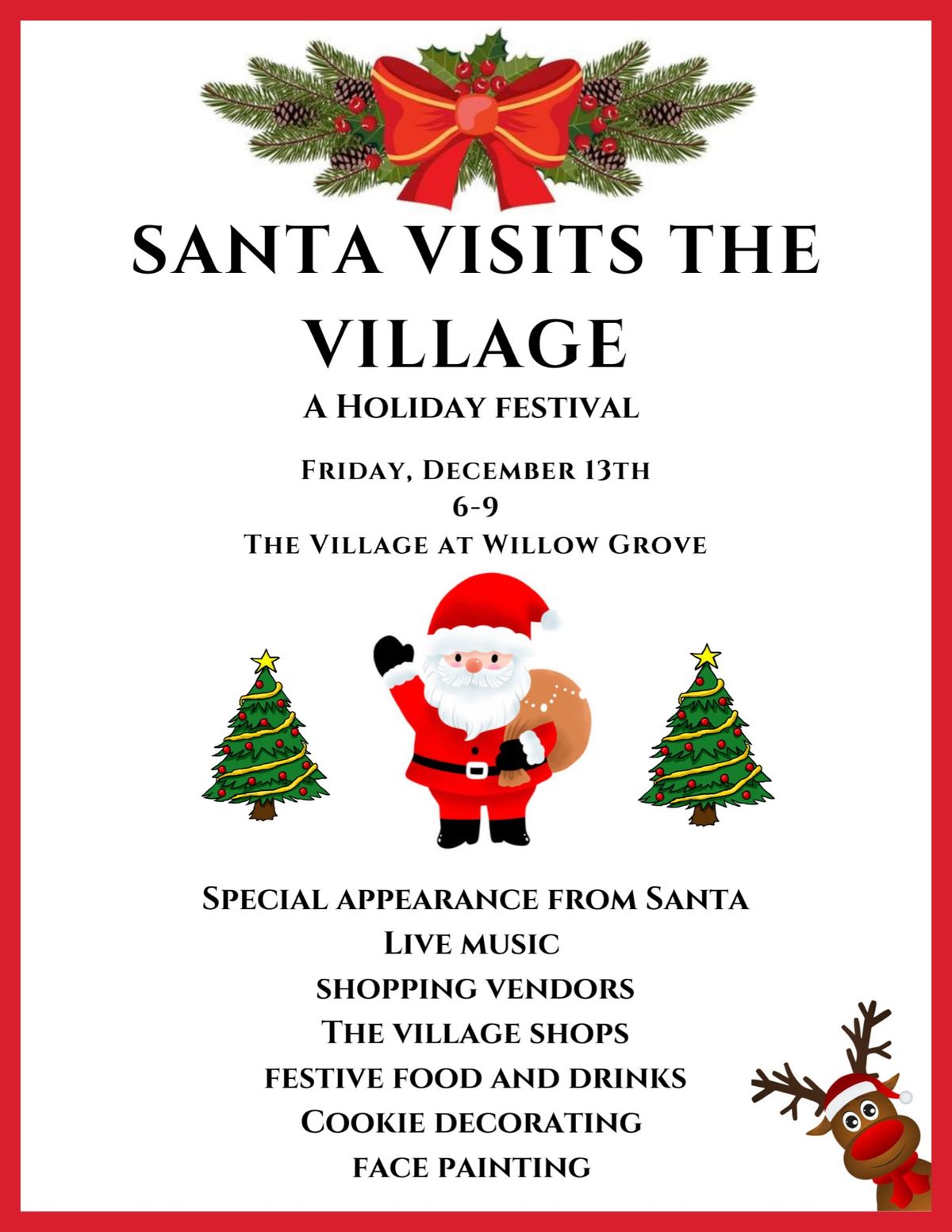 Santa Visits the Village