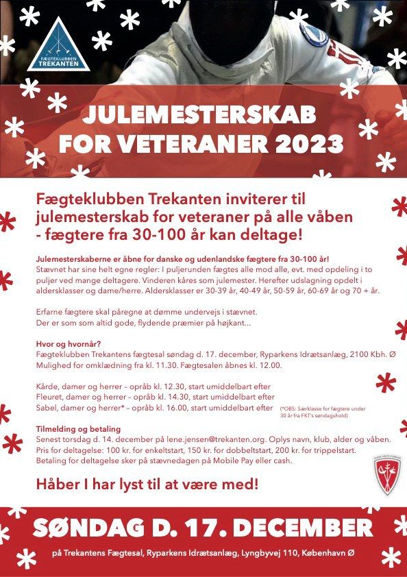 Julemesterskab for Veteraner 2024