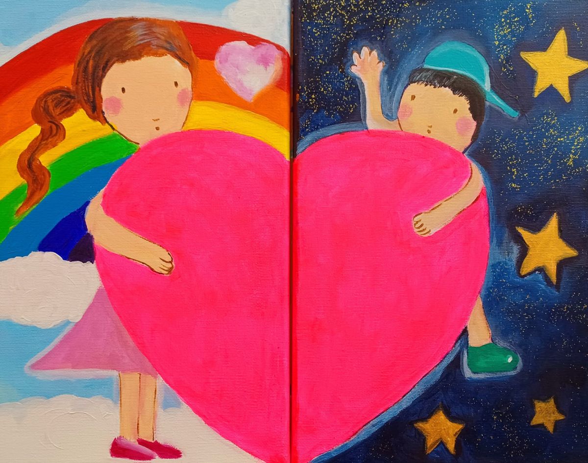 Family Love Painting (Parent & Child Art & Mindfulness)