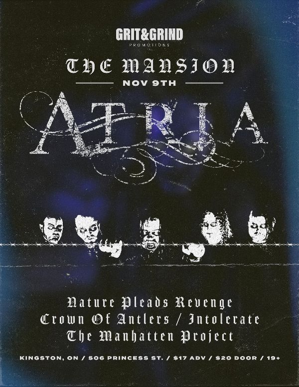 Atria, Nature Pleads Revenge & more @ The Mansion\/Kingston