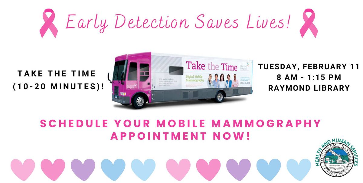 Mobile Mammography Van at Raymond Library