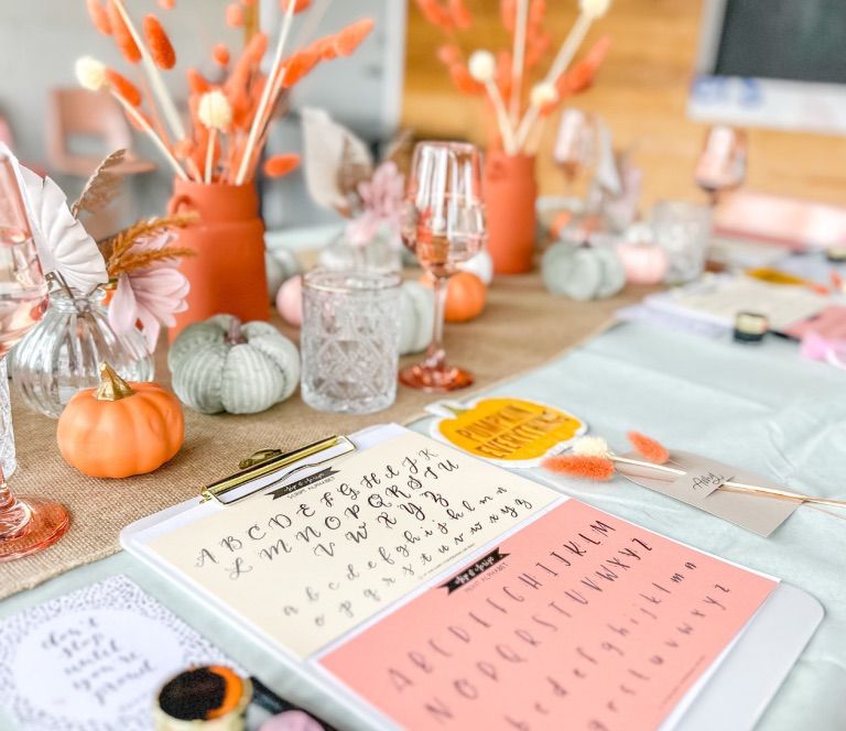 Modern Calligraphy & Pumpkin Lettering for Beginners at Good Crowd