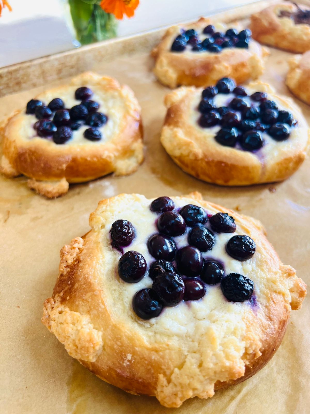 Blueberry & Cheese Vatrushka Buns Pop-up Bakery