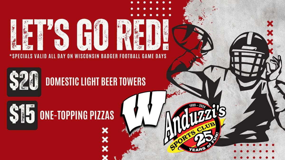 WI Badgers Football Watch Party: Wisconsin vs. Northwestern