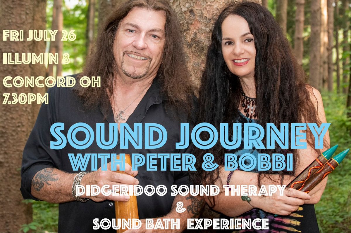 Didgeridoo Sound Therapy\/ Sound Bath with Peter D. Harper & Bobbi Llewellyn-Harper