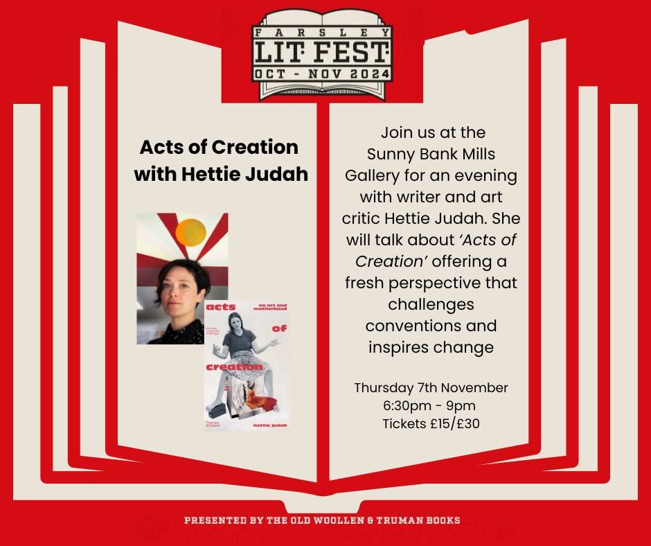 Acts of Creation with Hettie Judah