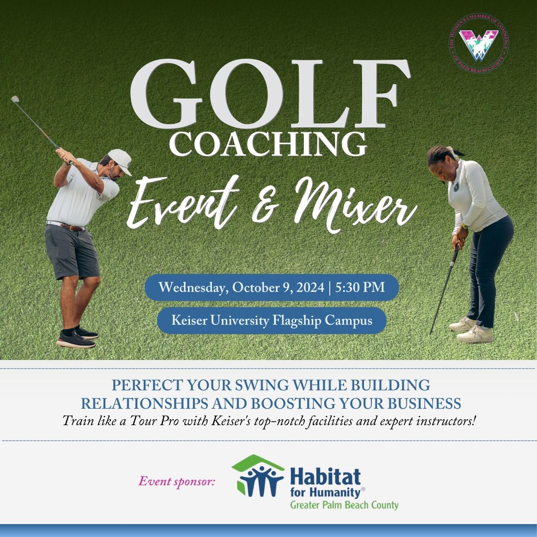 \u26f3 Golf Coaching Event and Mixer