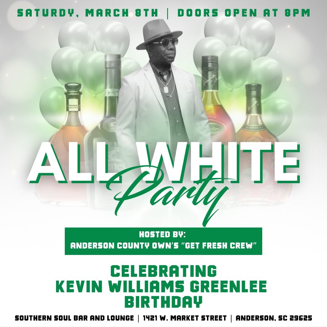 GET FRESH CREW and Southern Soul Bar and Lounge official first WHITE PARTY of 2025