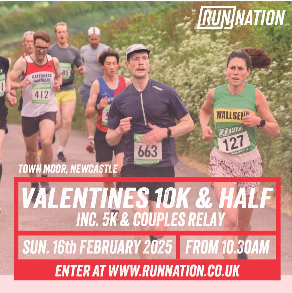 Run Newcastle Valentines Day 10k, 5k and Couples Relay 2025