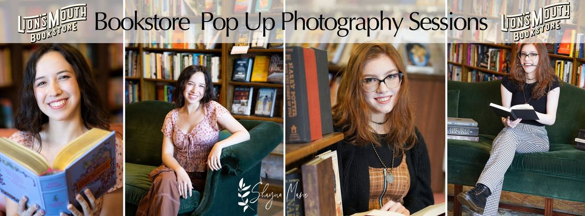 Lion's Mouth Bookstore Pop Up Photography Sessions March 8