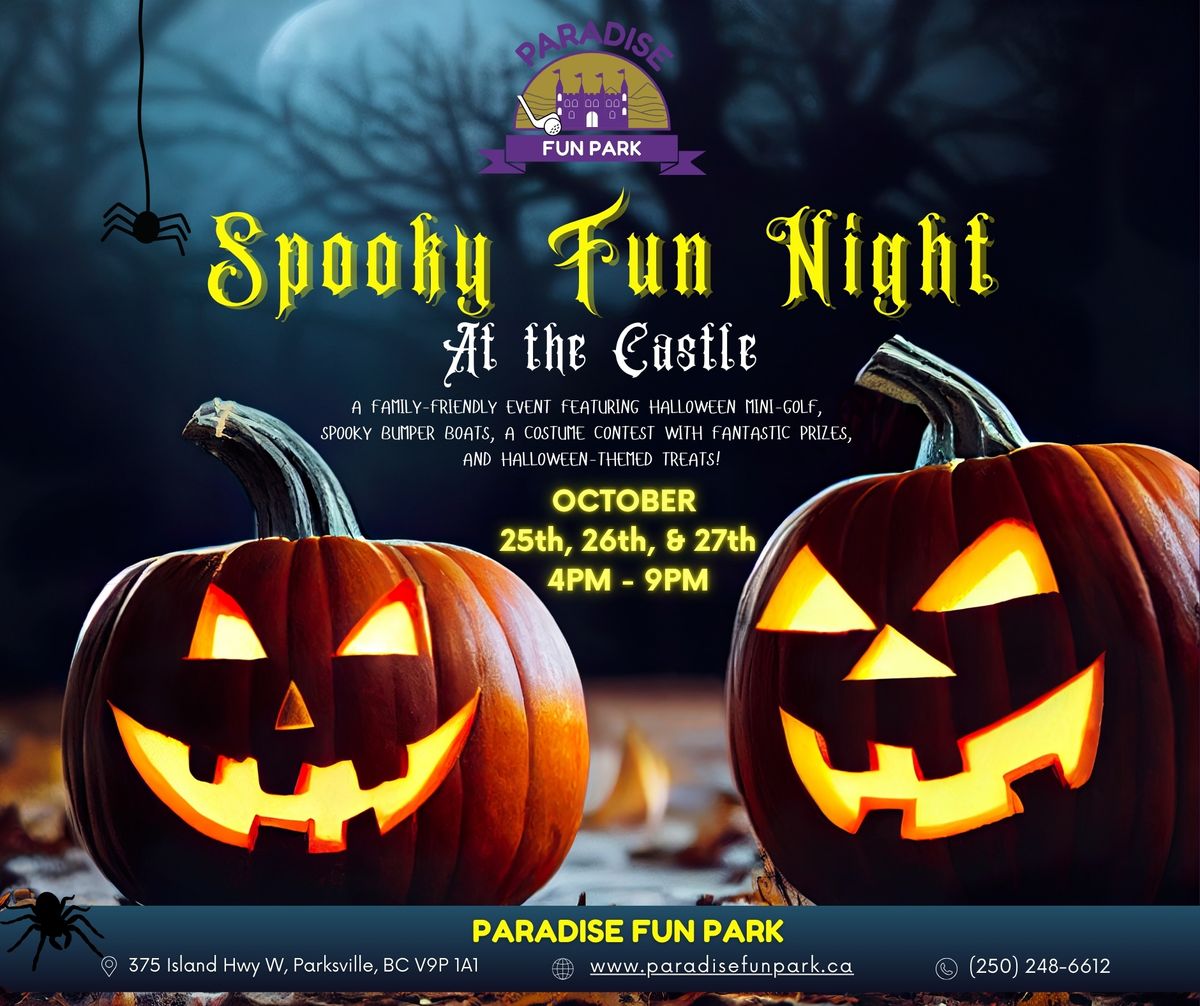 Spooky Fun Nights at Paradise Fun Park