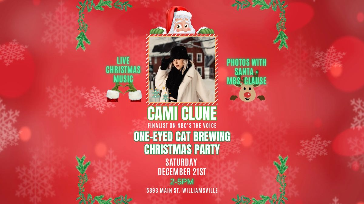 Cami Clune at ONE EYED CAT BREWING Xmas Party