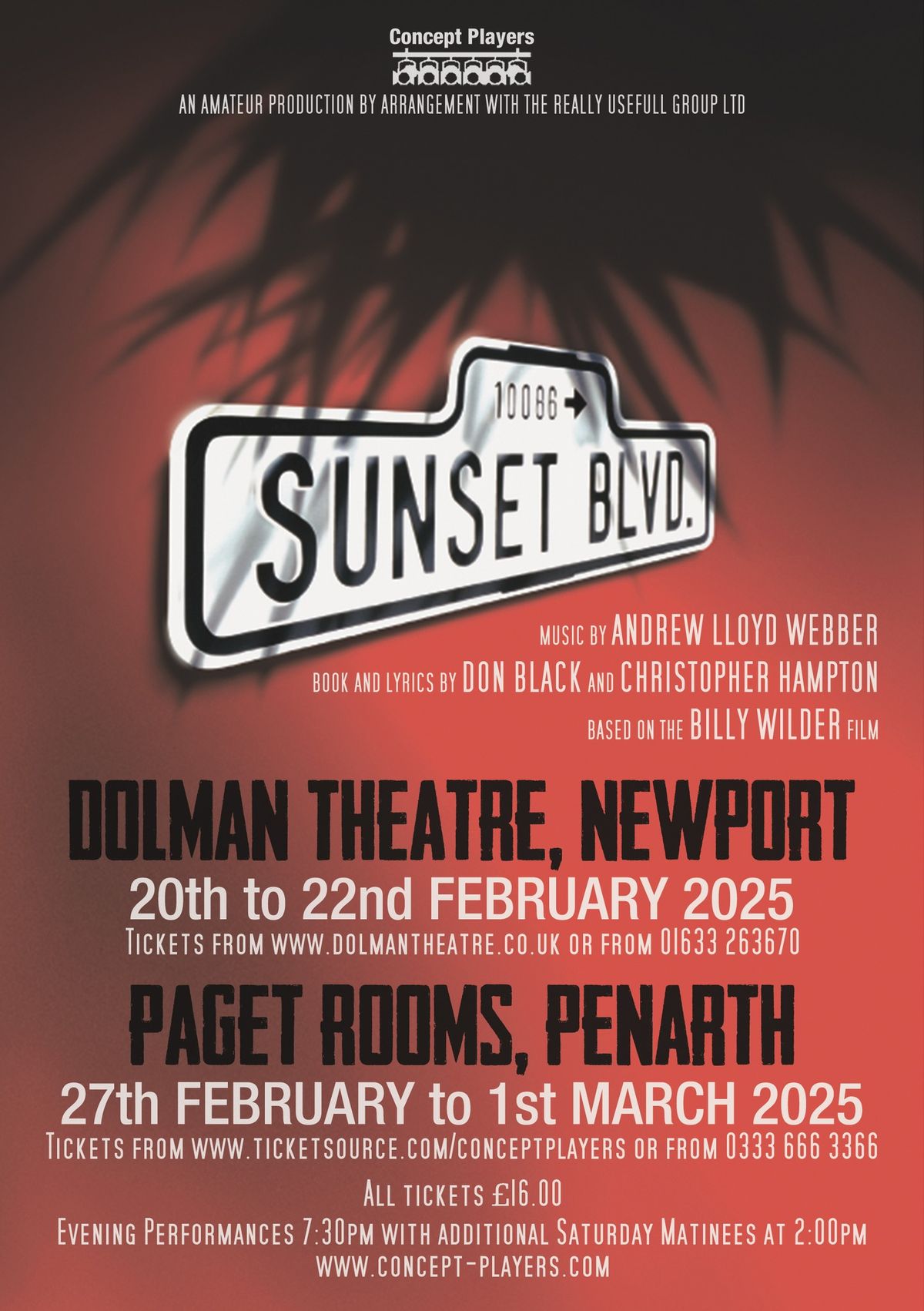 Sunset Boulevard at The Dolman Theatre