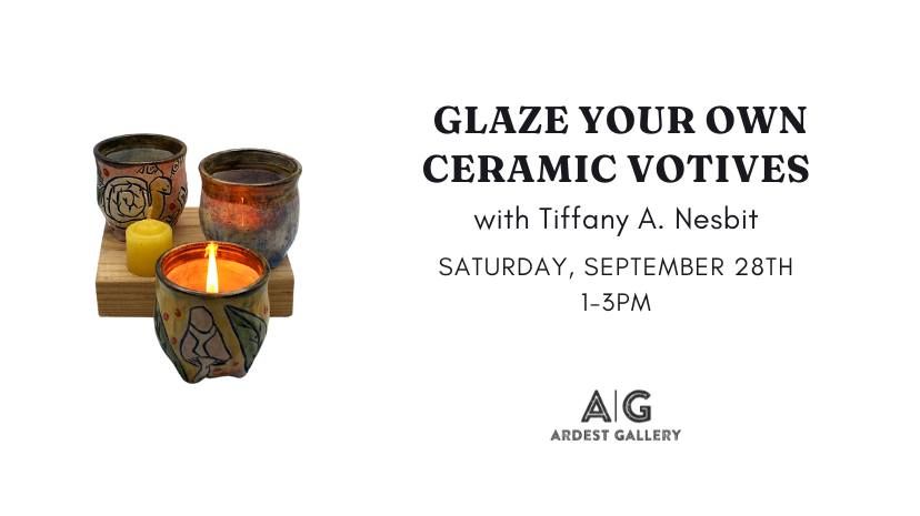 Glaze Your Own Ceramic Votives