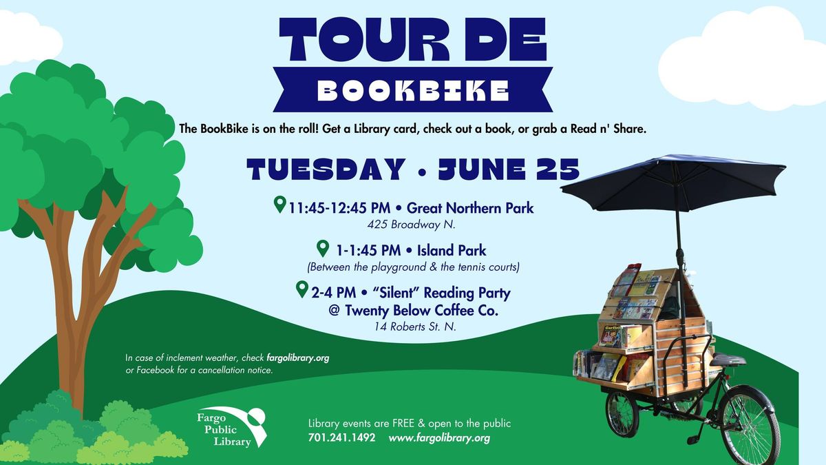 Tour De BookBike & Silent Reading Party