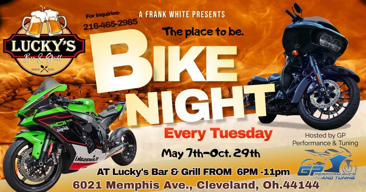 Bike Night at Lucky's Bar and Grill