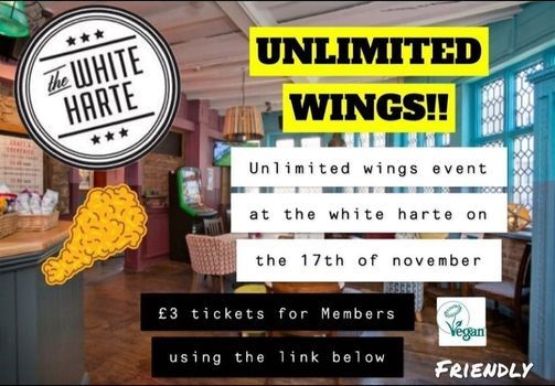 Unlimited Wings at The White Harte!!