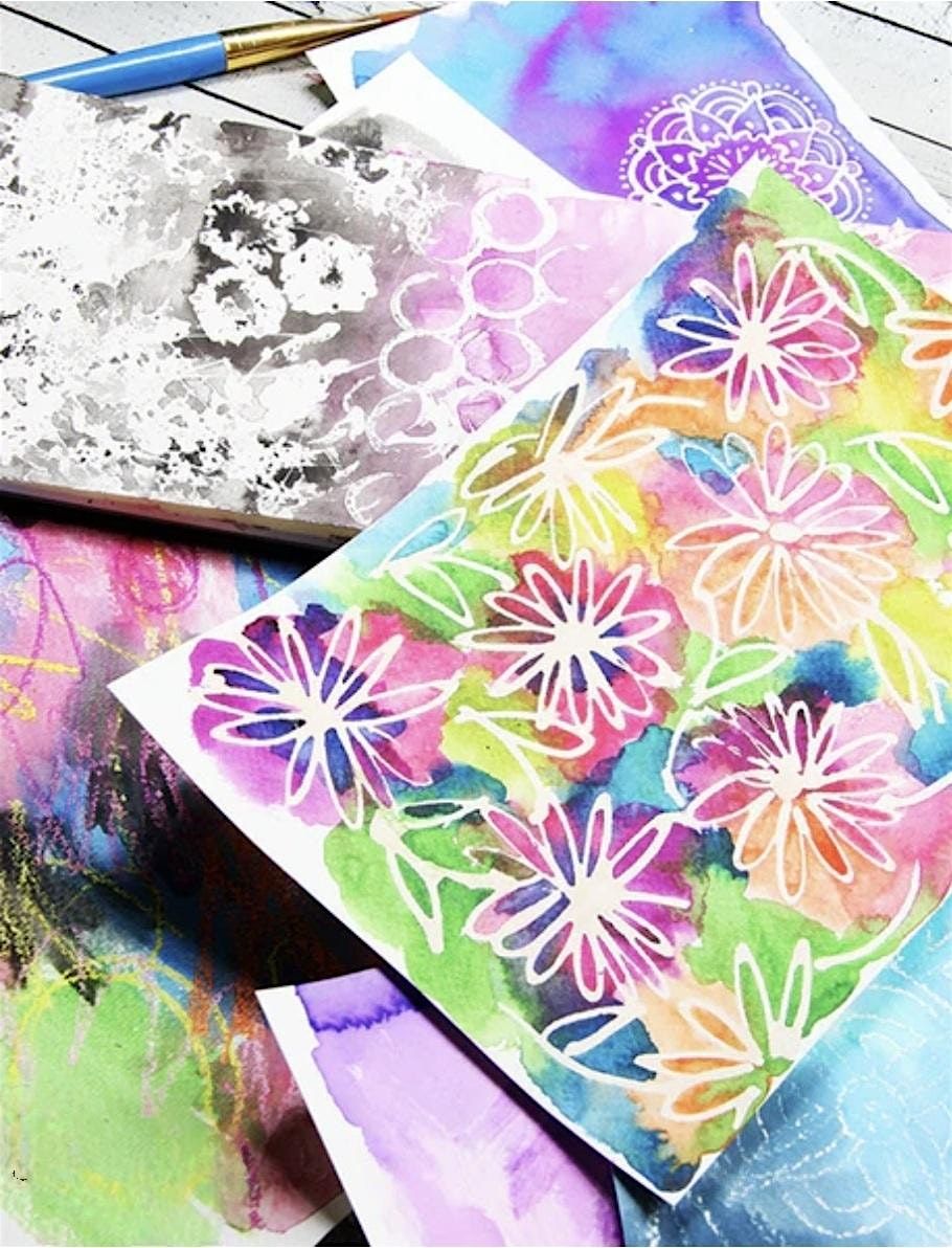 (Aged 7-11) Home Ed Creative Session -Afternoon- Wax resist painting