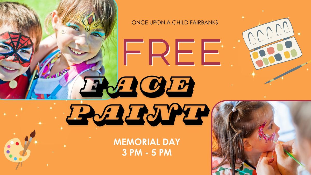 FREE Kid's Facepainting 