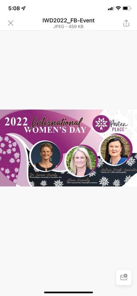 International Womens Day Luncheon, Toowoomba, 8 March 2022