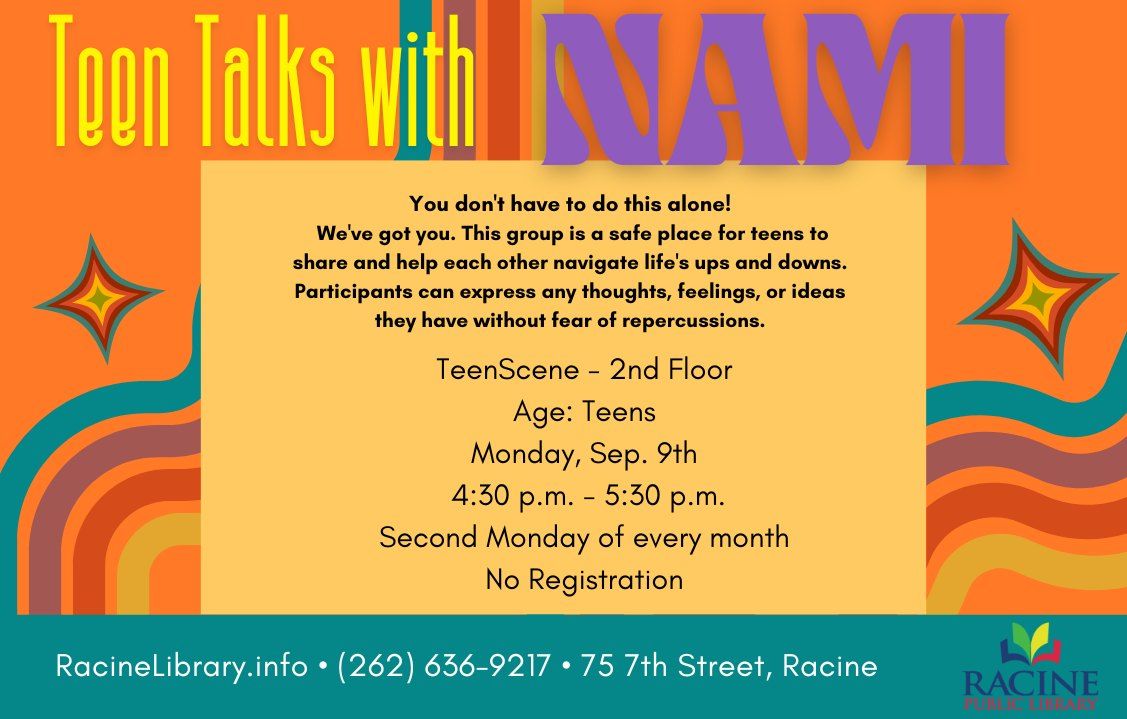 Teen Talk with NAMI Racine County