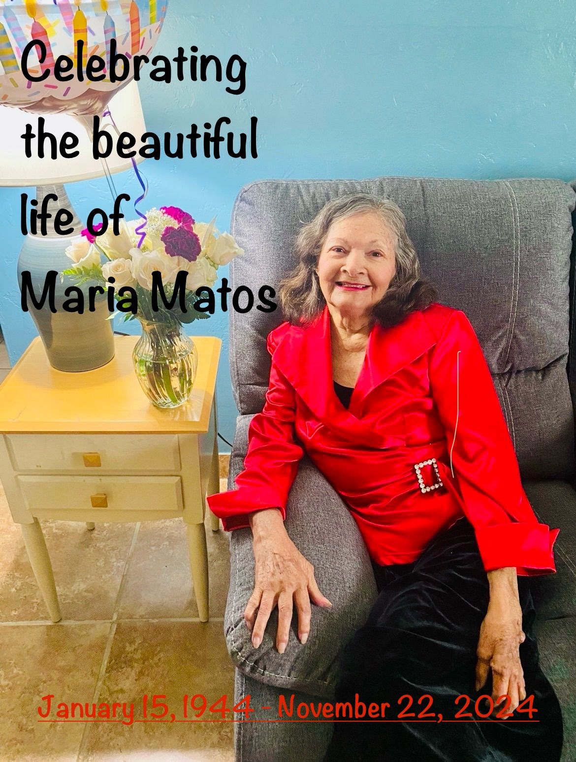 Celebrating the life of Maria Matos