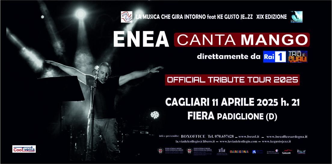 ENEA canta Mango -Fiera Padiglione D 11 aprile h. 21.00