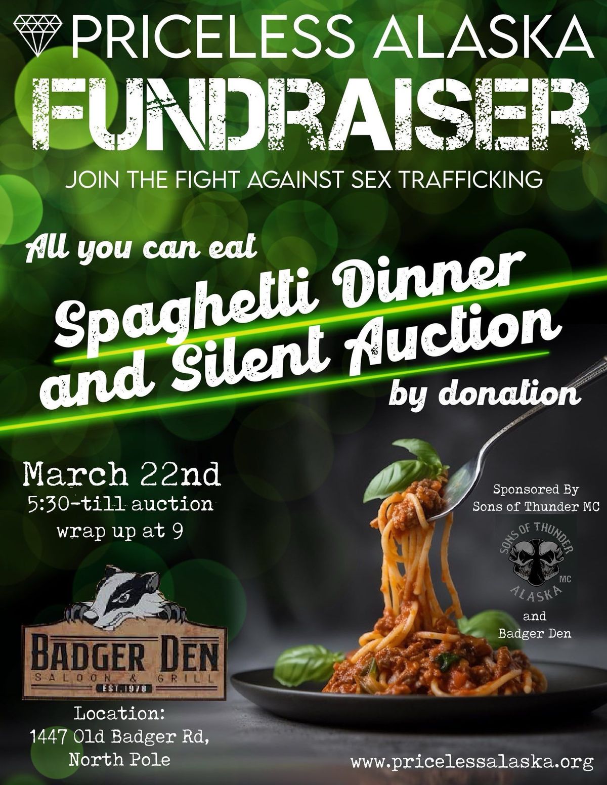 All You Can Eat Spaghetti Dinner and Silent Auction