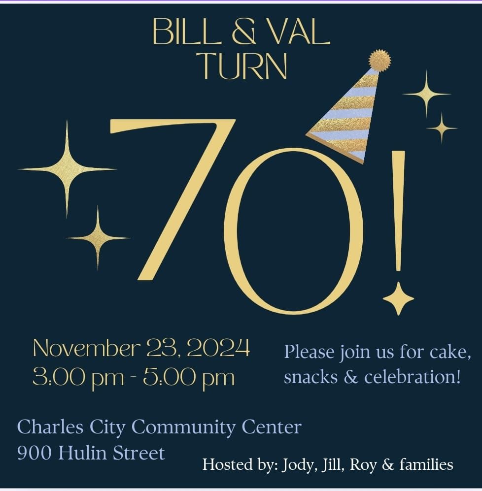 Bill & Val turn 70!