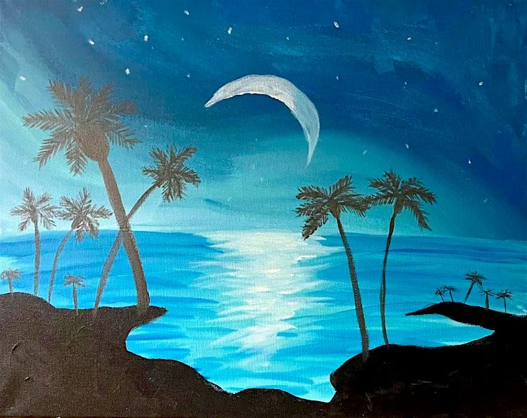 Paint and Sip - Moonlit Beach - Chandler - Phoenix