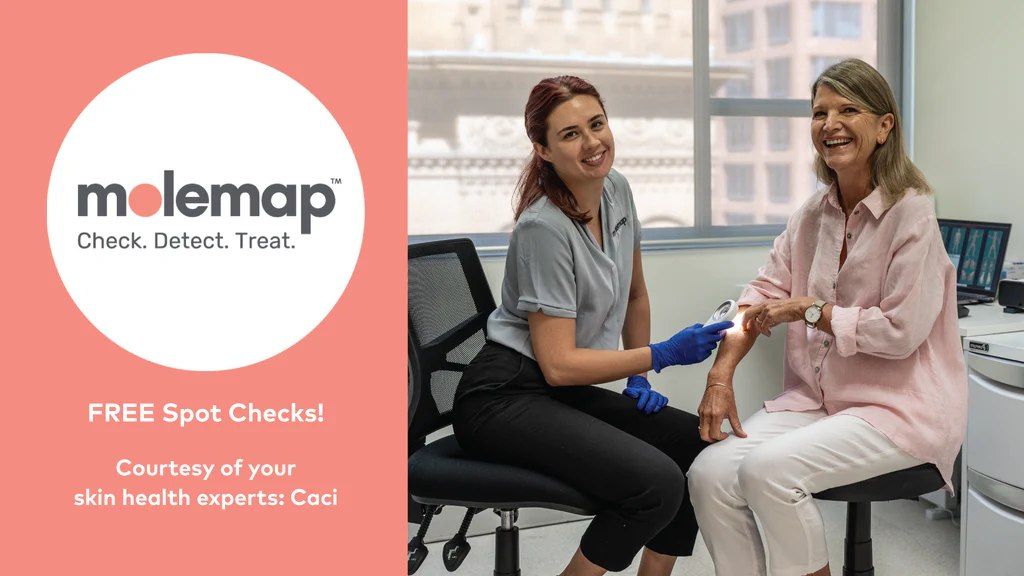 Free Spot Checks with Molemap and Caci Oriental Bay, Wellington: May 28