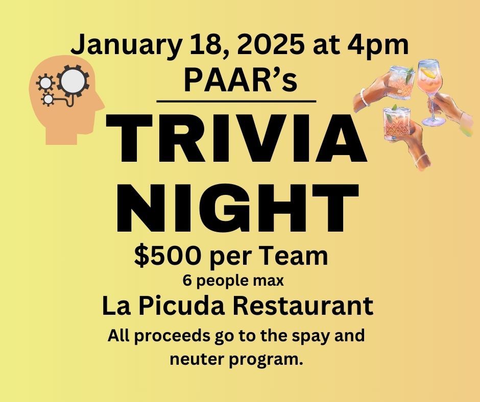 PAAR's TRIVIA NIGHT