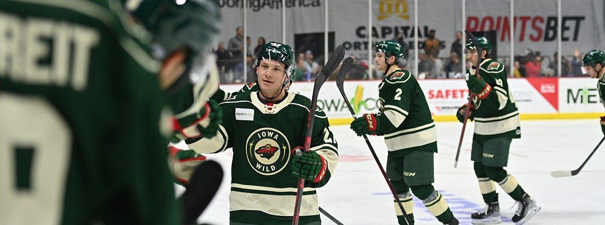 Iowa Wild vs. Rockford IceHogs at Wells Fargo Arena - IA