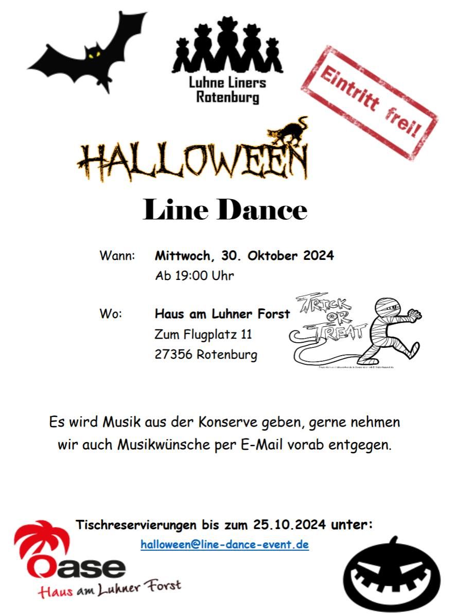 Luhne Liners - Line Dance Halloween