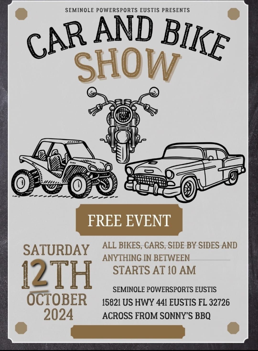 Seminole Powersports Eustis Car & Bike Show!