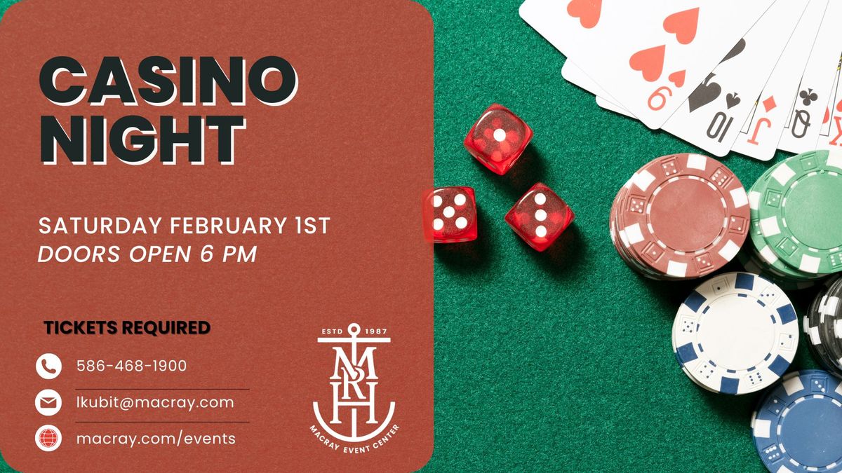 Casino Night at Macray Harbor