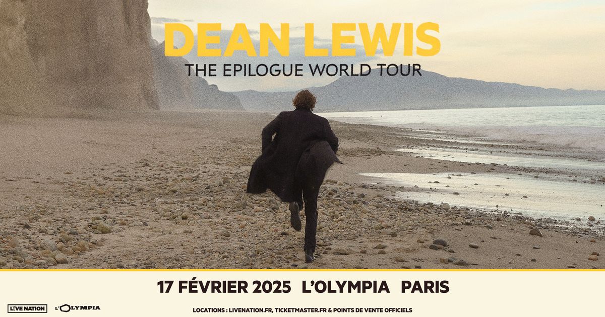 DEAN LEWIS | Olympia, Paris - 17 f\u00e9vrier 2025