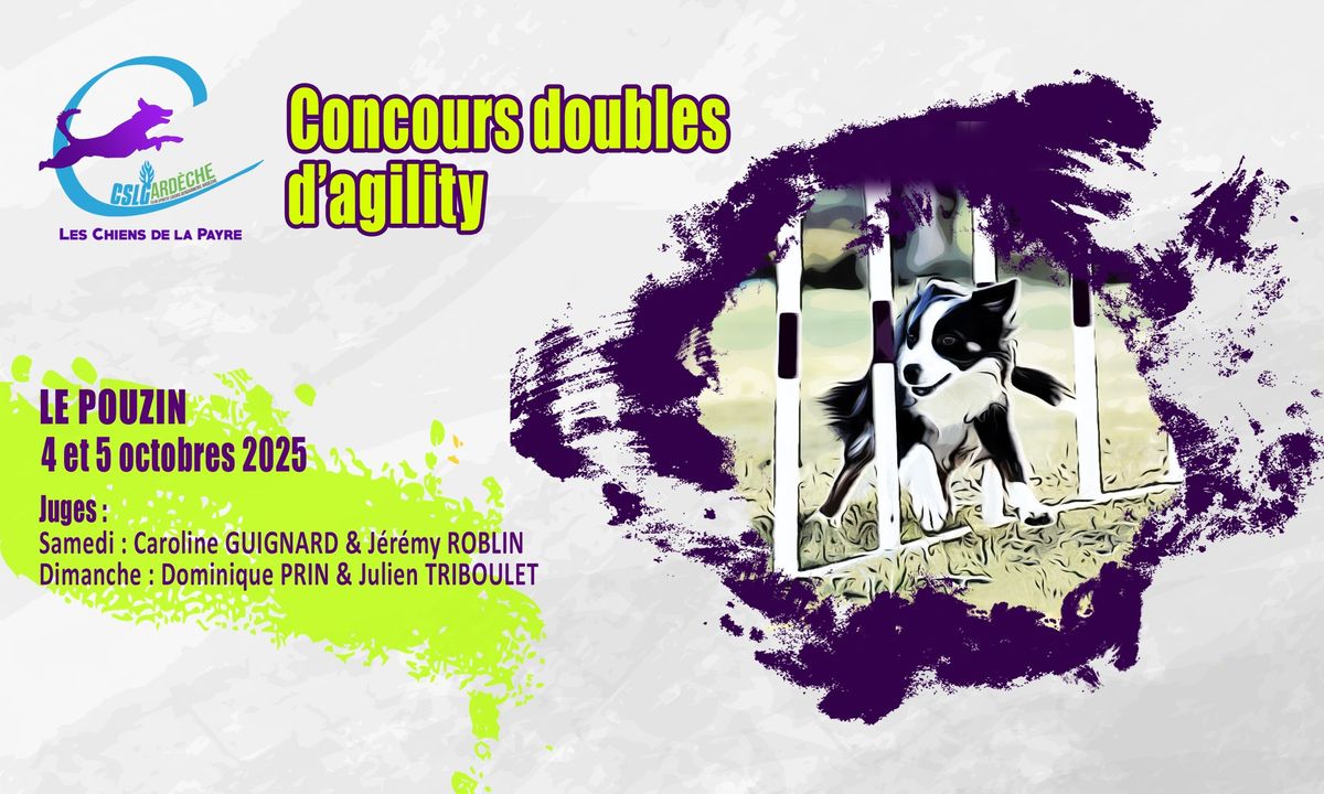 Concours doubles d'agility - Le Pouzin (07)