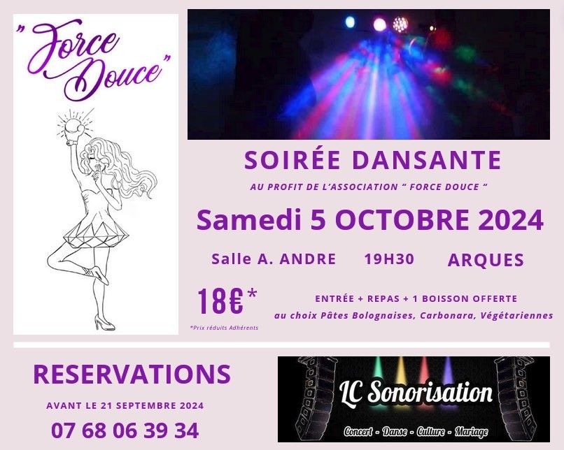 Soir\u00e9e dansante de l'association Force Douce