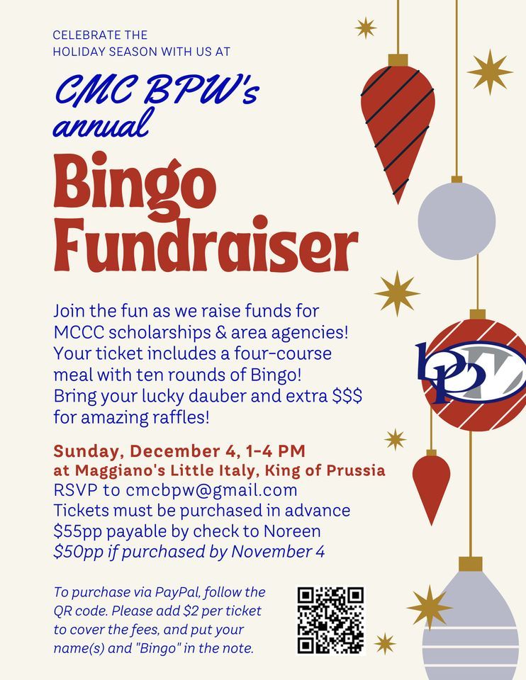 Annual Bingo Fundraiser