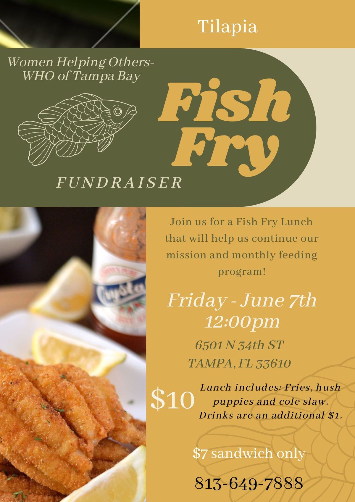 WHO's Fundraising Fish Fry