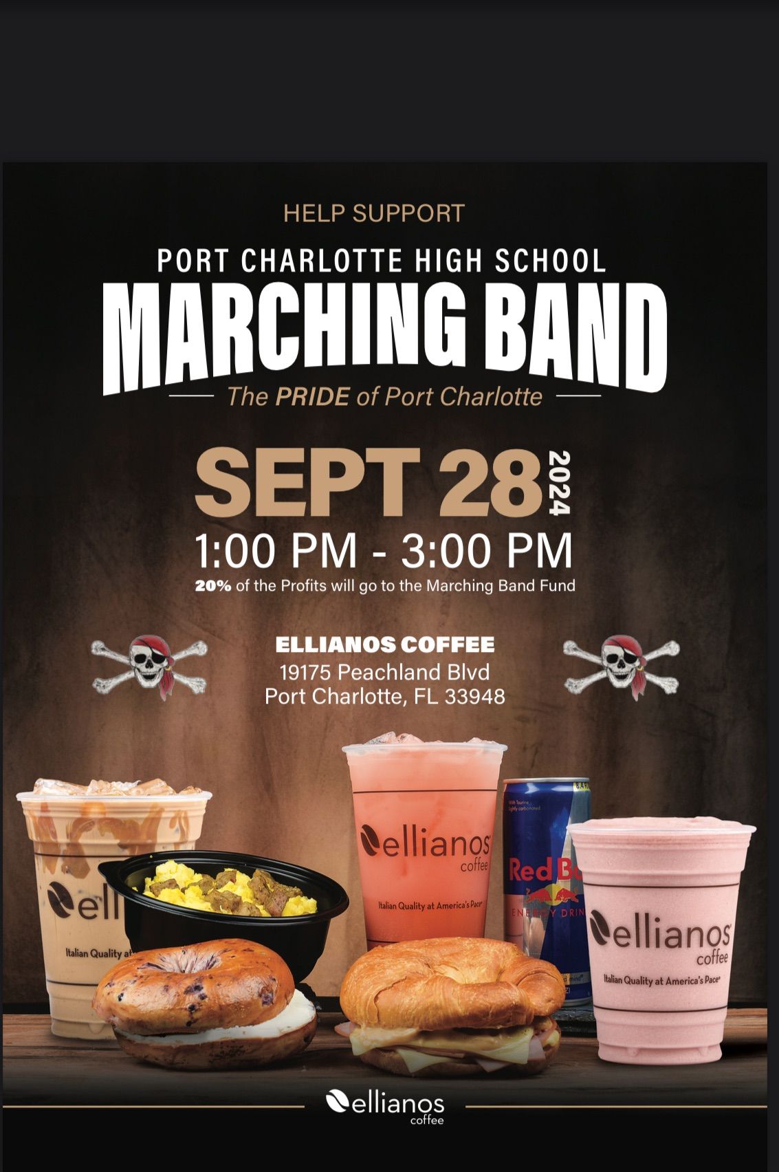 Elliano\u2019s Fundraiser for PCHS Band