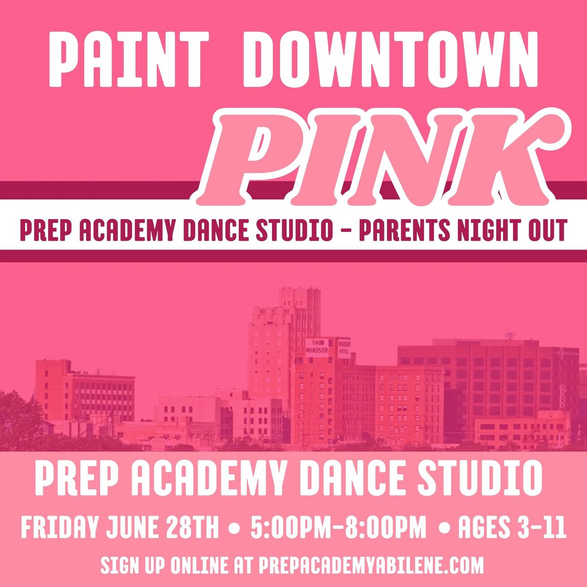 Paint Downtown Pink - Parents Night Out