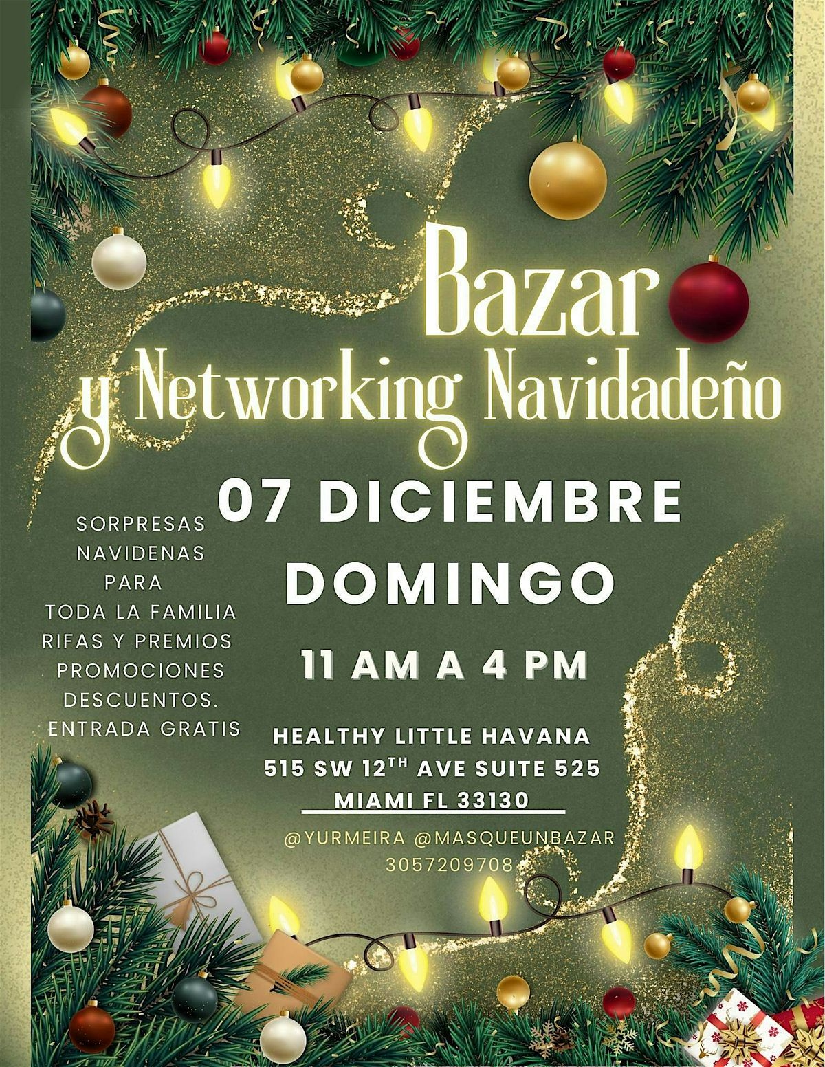 Bazar y Networking Navideno!!