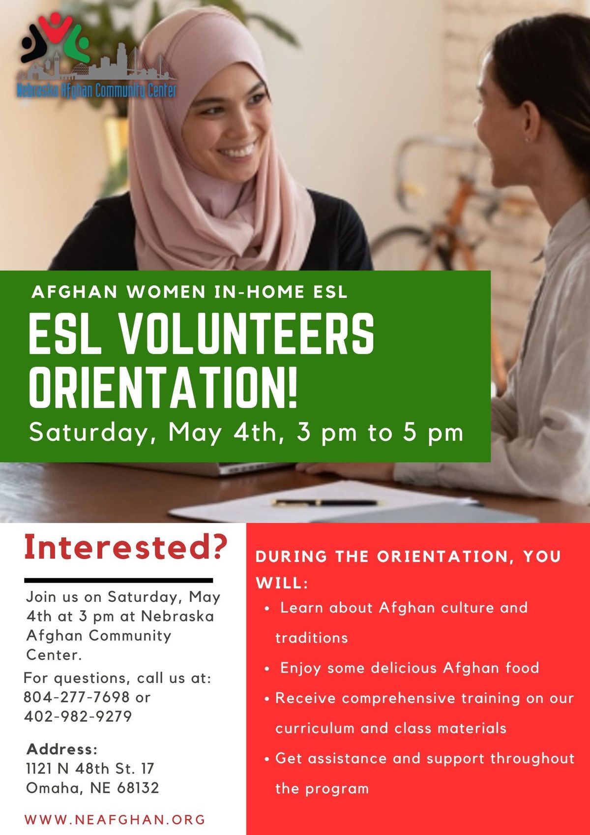 ESL Volunteers Orientation 