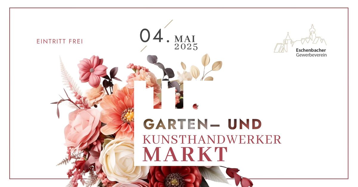 11. Garten- und Kunsthandwerkermarkt