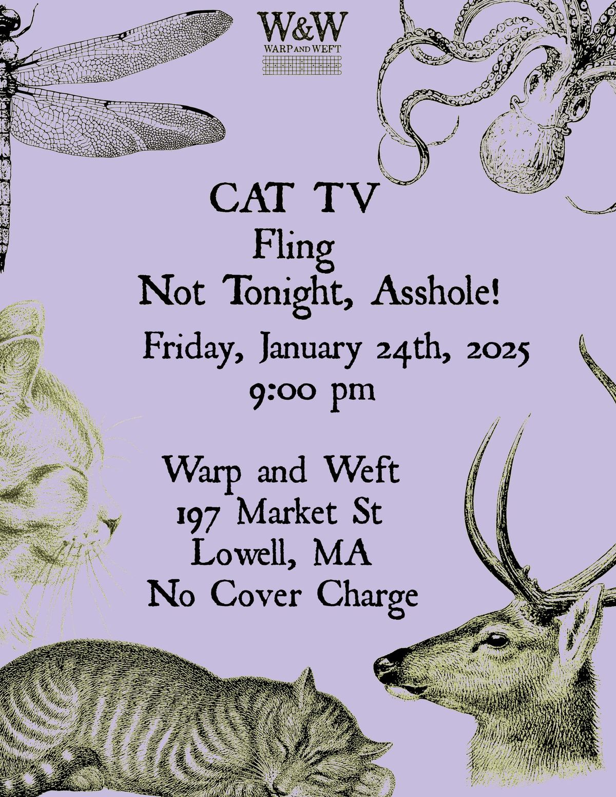 Cat TV | Fling | Not Tonight A**hole @ Warp and Weft